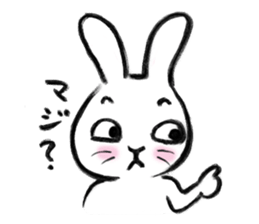 freely rabbit sticker #4582500