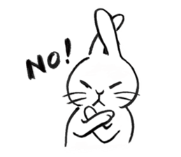 freely rabbit sticker #4582507