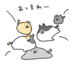 slimy cats sticker #4582586