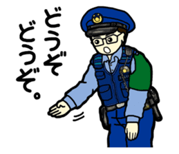 Policeman Takahashi's police box diary 3 sticker #4582678