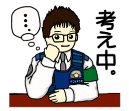 Policeman Takahashi's police box diary 3 sticker #4582680