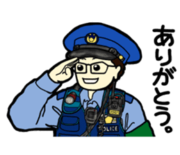 Policeman Takahashi's police box diary 3 sticker #4582685