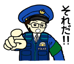 Policeman Takahashi's police box diary 3 sticker #4582695