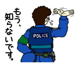 Policeman Takahashi's police box diary 3 sticker #4582696