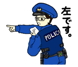 Policeman Takahashi's police box diary 3 sticker #4582697