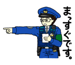 Policeman Takahashi's police box diary 3 sticker #4582699