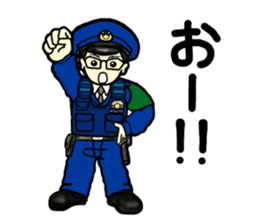 Policeman Takahashi's police box diary 3 sticker #4582701