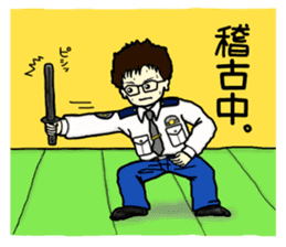 Policeman Takahashi's police box diary 3 sticker #4582703