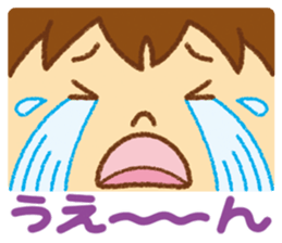 Practical sticker of family. child ver. sticker #4583029