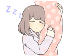 Reader model's LINE sticker sticker #4583480