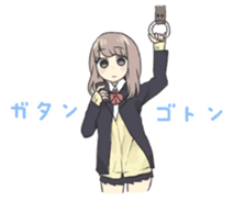 Reader model's LINE sticker sticker #4583486