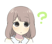 Reader model's LINE sticker sticker #4583487