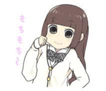 Reader model's LINE sticker sticker #4583488