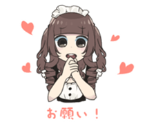 Reader model's LINE sticker sticker #4583494