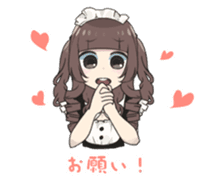 Reader model's LINE sticker sticker #4583494