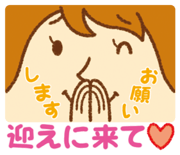 Practical sticker of family. mom ver. sticker #4583539