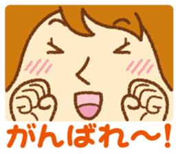 Practical sticker of family. mom ver. sticker #4583544