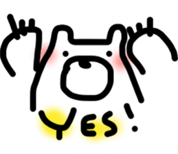 The Happy-go-lucky Polarbear sticker #4584074