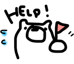 The Happy-go-lucky Polarbear sticker #4584079