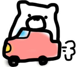 The Happy-go-lucky Polarbear sticker #4584090