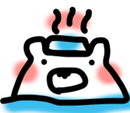 The Happy-go-lucky Polarbear sticker #4584108