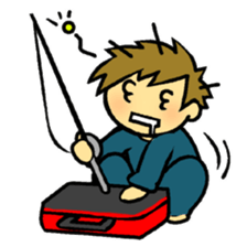 Bass fishing2 Angler of the day sticker #4584393