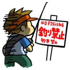 Bass fishing2 Angler of the day sticker #4584403