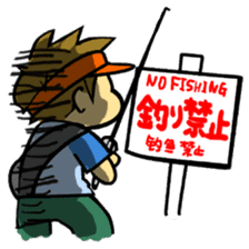 Bass fishing2 Angler of the day sticker #4584403