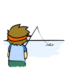 Bass fishing2 Angler of the day sticker #4584410