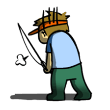 Bass fishing2 Angler of the day sticker #4584424