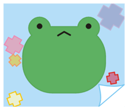 Frog is here sticker #4584517