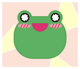 Frog is here sticker #4584518