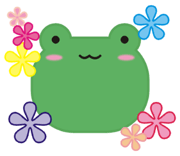 Frog is here sticker #4584519