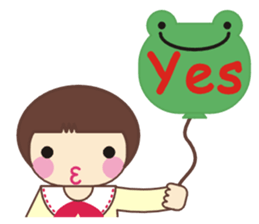 Frog is here sticker #4584533