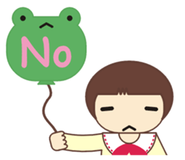 Frog is here sticker #4584534