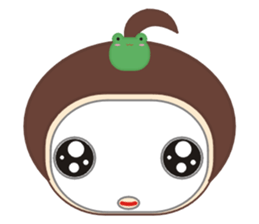 Frog is here sticker #4584542