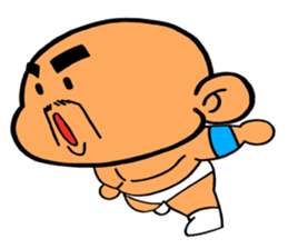 child wrestler take sticker #4584673