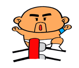 child wrestler take sticker #4584685