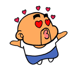 child wrestler take sticker #4584704