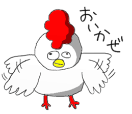 crazy chicken guy.2 sticker #4584873