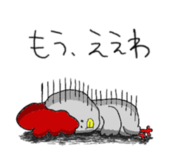 crazy chicken guy.2 sticker #4584875