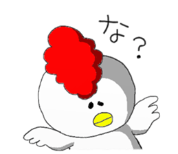 crazy chicken guy.2 sticker #4584876
