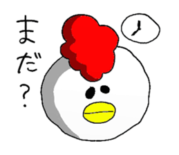 crazy chicken guy.2 sticker #4584888