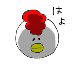 crazy chicken guy.2 sticker #4584889