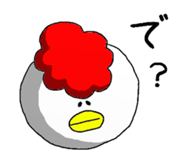 crazy chicken guy.2 sticker #4584895