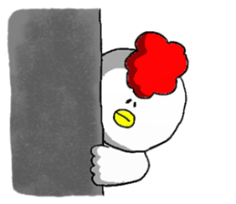 crazy chicken guy.2 sticker #4584900