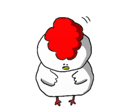 crazy chicken guy.2 sticker #4584901
