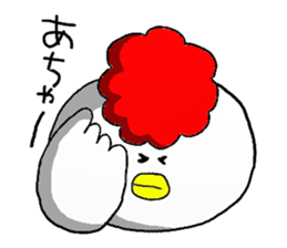 crazy chicken guy.2 sticker #4584904