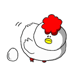 crazy chicken guy.2 sticker #4584910