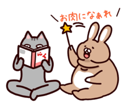 Meat-loving!!diet rabbit Vol.2 sticker #4584958
